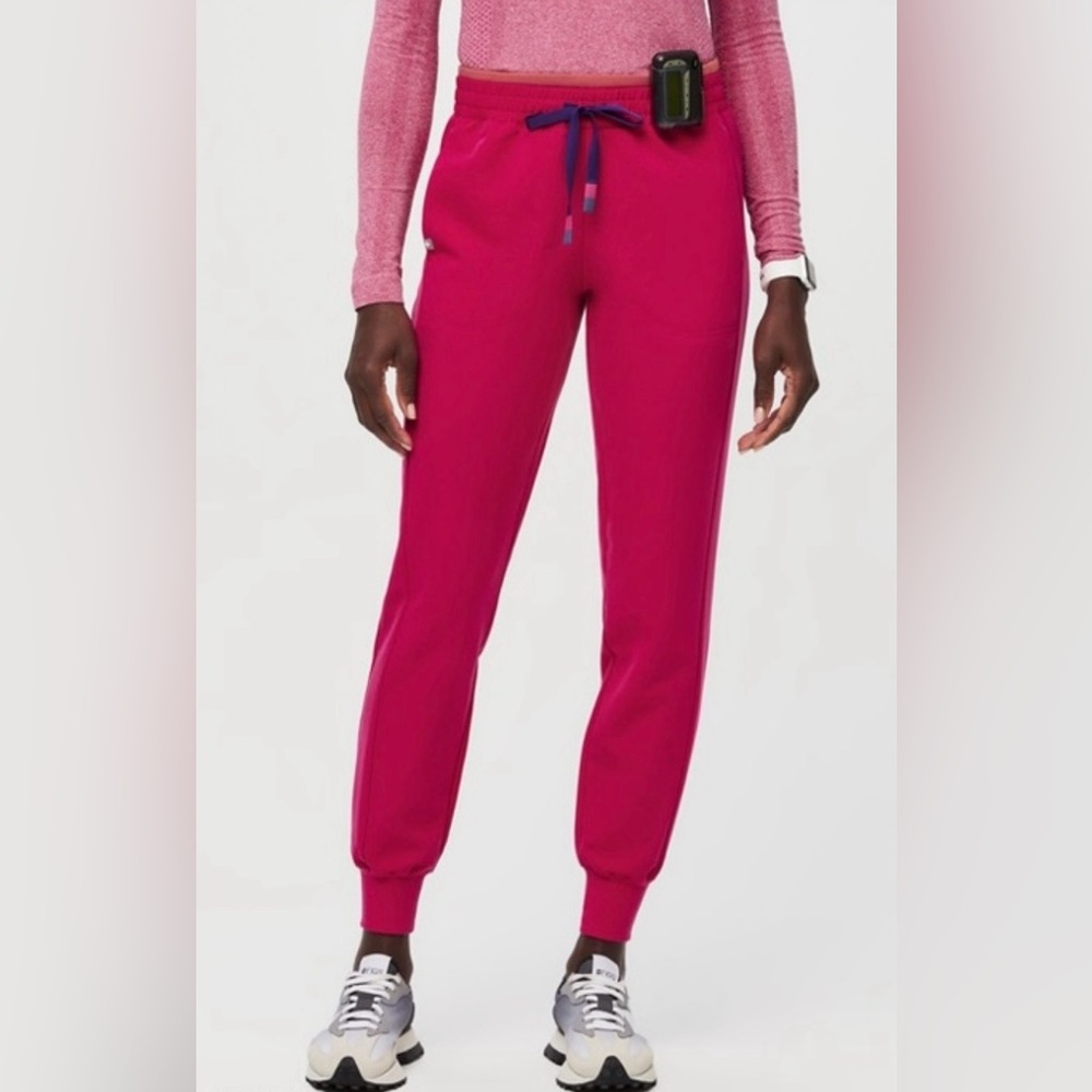 Figs Ultra Rose/Terracotta Track Joggers